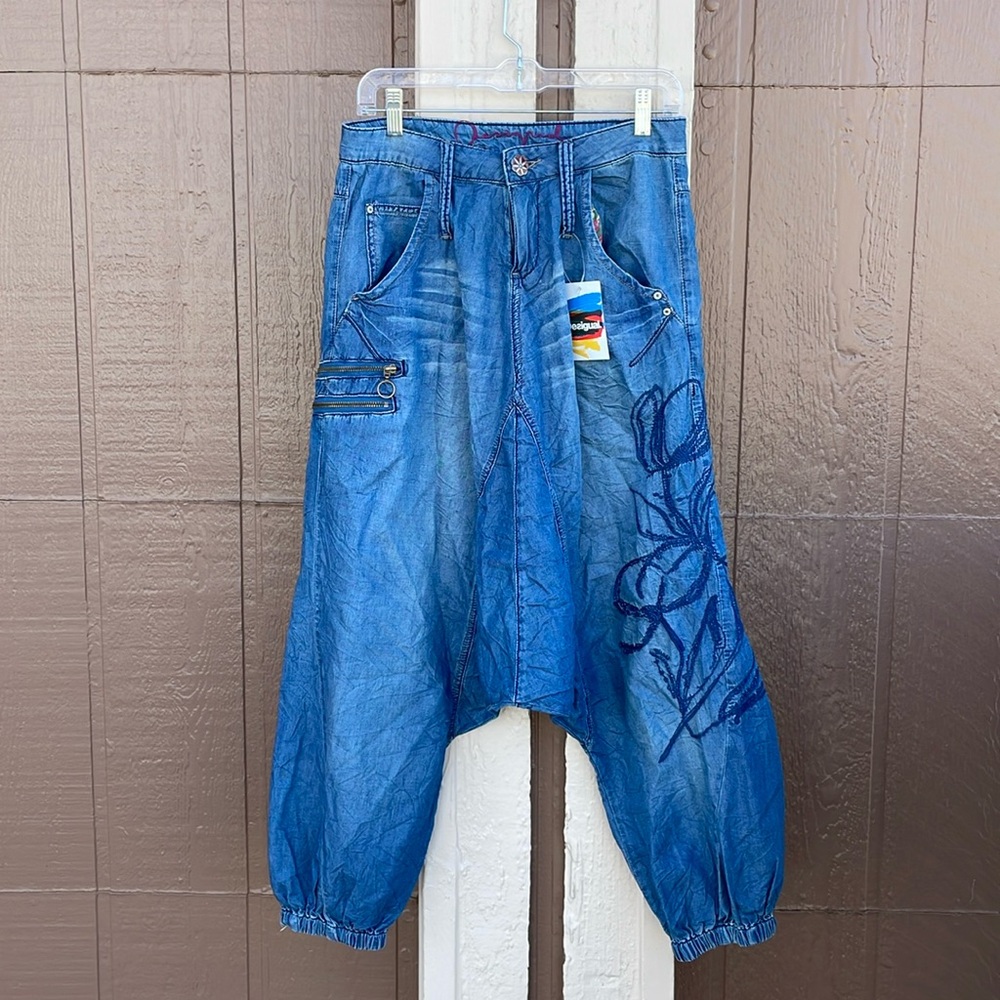 🌺🌸Desigual NWT Boho Harem Pants🌼🌷 - Picture 3 of 12